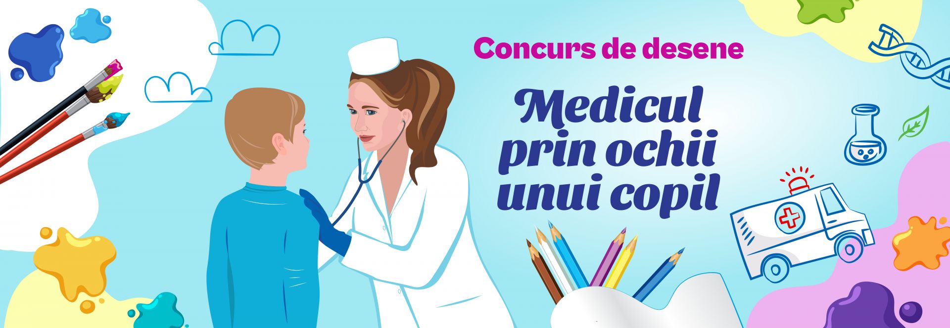 Concurs de desene Medicul prin ochii unui copil